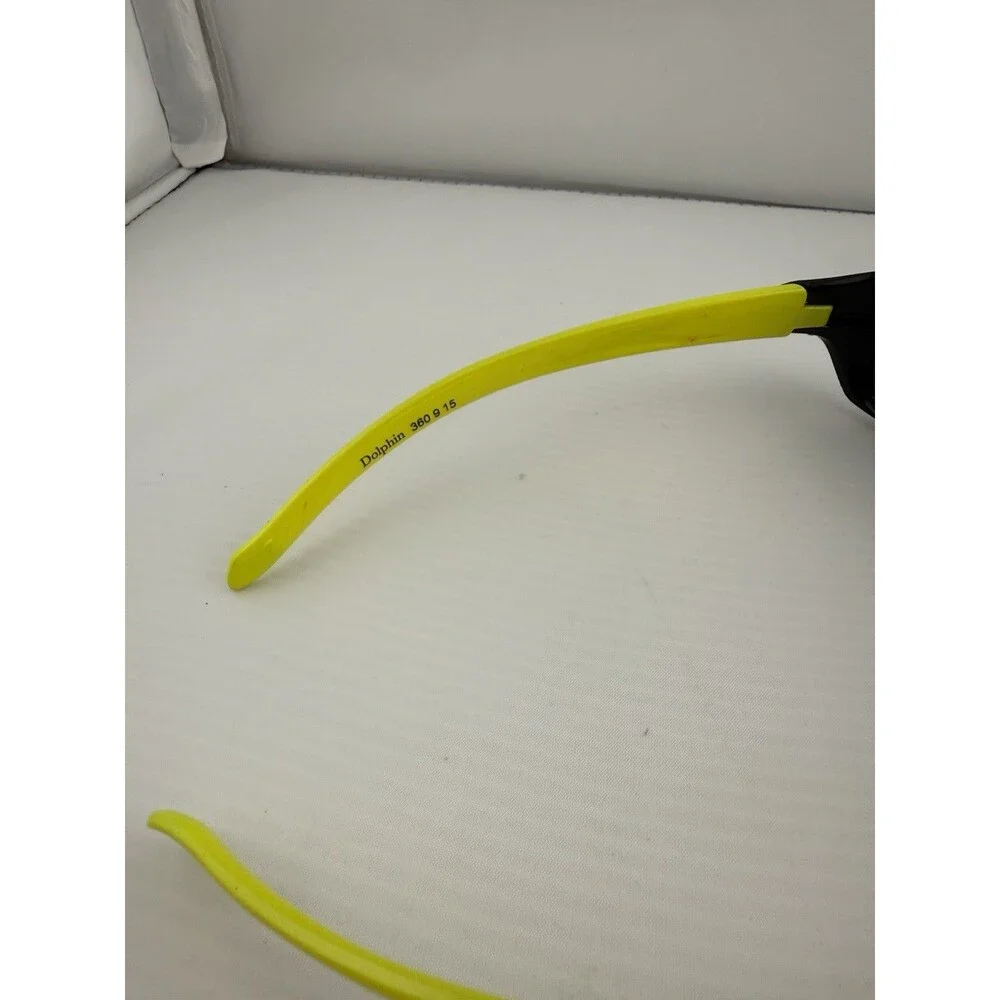 Julbo Dolphin 360 9 15 Sport Sunglasses Black & Yellow w/ Case & Cloth